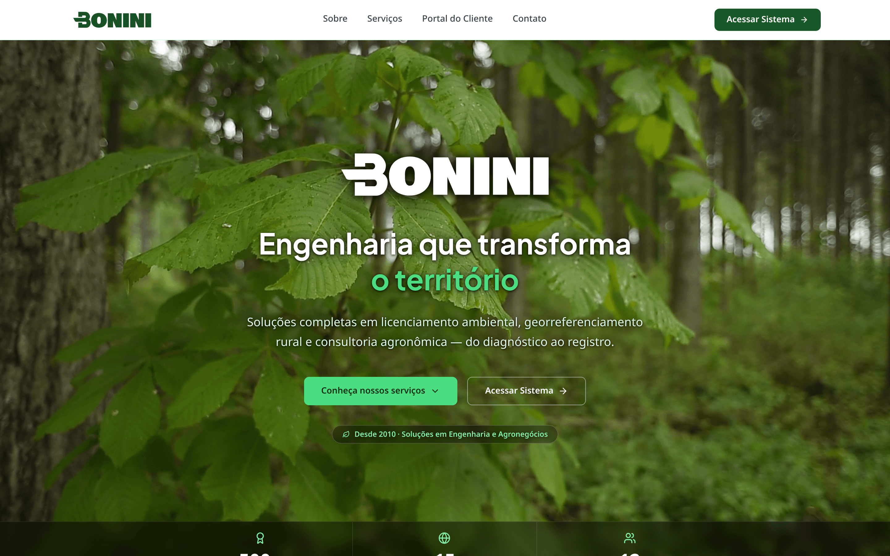 Site Bonini Engenharia